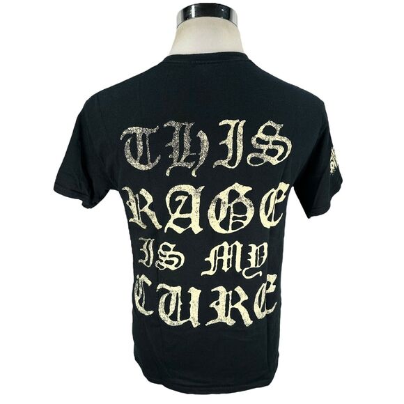 Within The Ruins T-Shirt Men’s Medium Black Band Wolverine Metal Band Tee Cotton - Picture 5 of 10